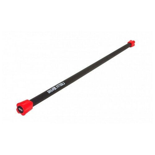 Гимнастическая палка Original FitTools FT-BDB-4 4 кг красный/черный