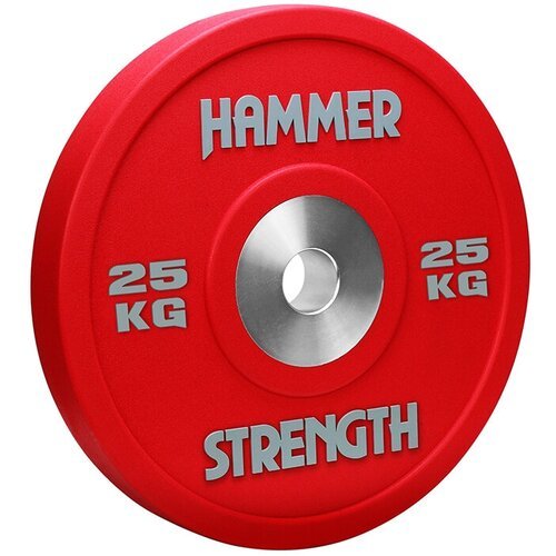 Диск уретановый бампированный Hammer Strength, 25 кг