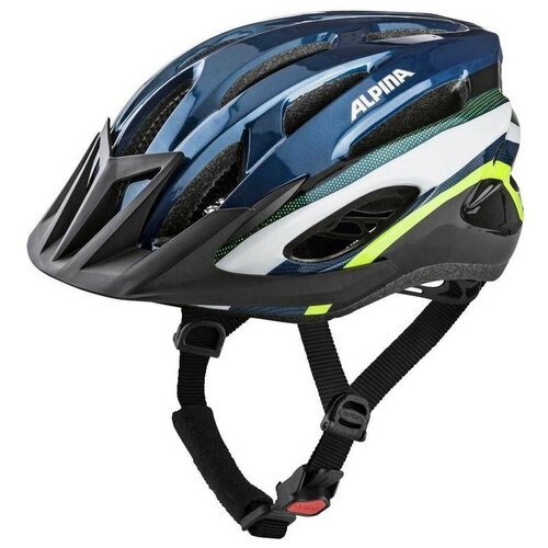 Шлем защитный ALPINA, MTB 17, 58-61, Dark Blue-neon