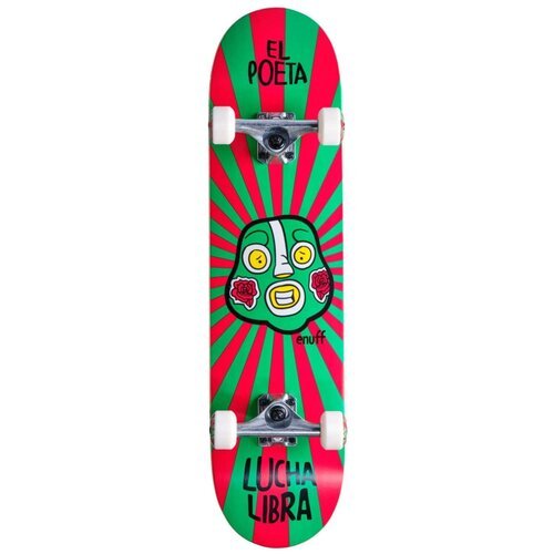 Скейтборд Enuff Lucha Libre, 31.5x7.75, red/green