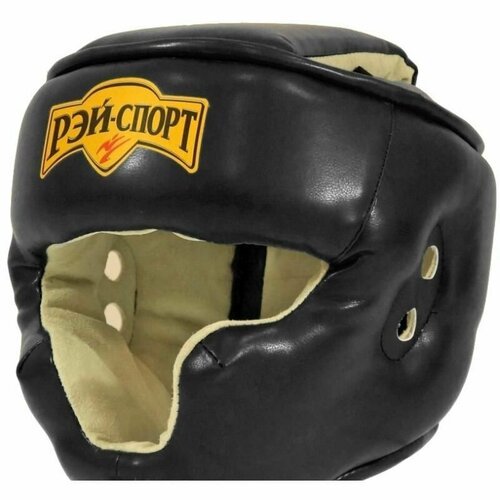 Ш4ИВ Шлем тренировочный МЕХИКО-1, иск. кожа, размер М (цвет черный)