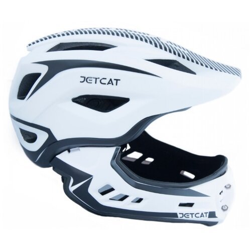 Шлем защитный JETCAT, FullFace Raptor, S, white/black