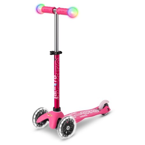 Детский 3-колесный городской самокат Micro Mini Micro Deluxe Magic, pink