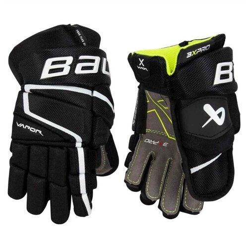 Перчатки хоккейные BAUER Vapor 3X Pro S22 JR 1059963 (10 / черный-белый)