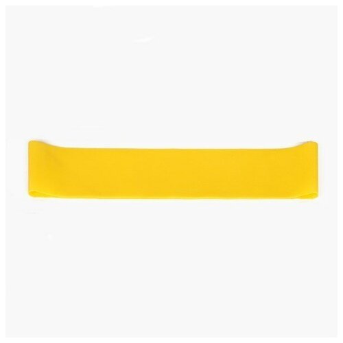 Спортивная резинка для фитнеса и йоги, Bentfores (желтый, толщина 0.35 мм, нагрузка 2-4 кг, 33774)