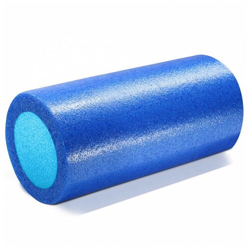 Ролик для йоги полнотелый 2-х цветный PEF100-31-X (синий/голубой) 31х15см.