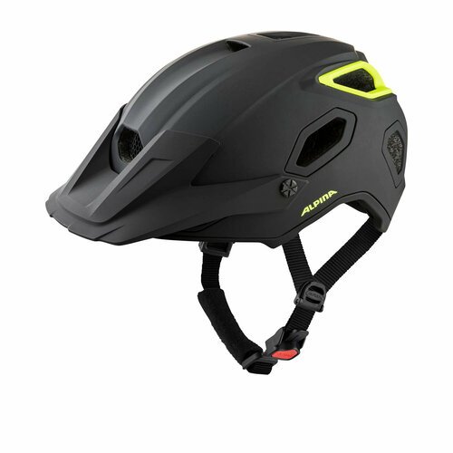 Велошлем Alpina 2021 Comox Black/Neon Matt (См:52-57)
