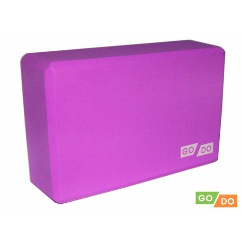 Блок для йоги GO DO (Фиолетовый)