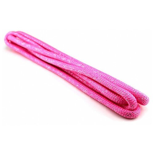 Розовая скакалка с блестками PRO для художественной гимнастики 3 м SP207-404