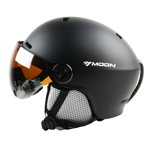 Шлем горнолыжный с визором Backside Moon MS-99 Black (Размер M)