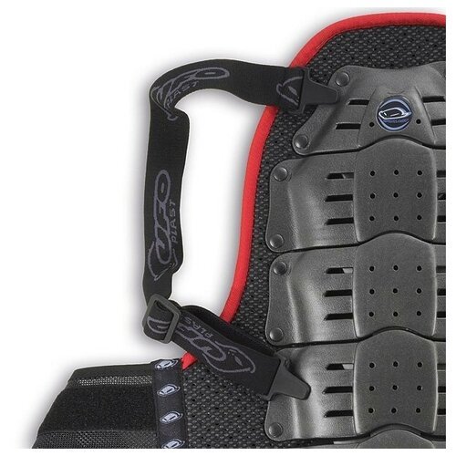 Защита спины Nidecker, Back Support With Body Belt, black/red