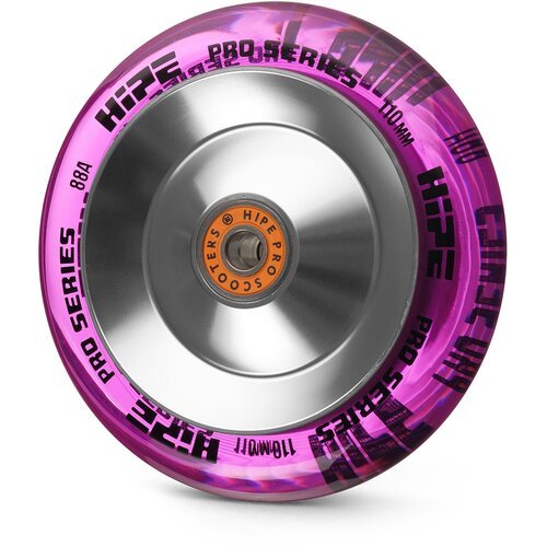 Колесо Hipe H72 110мм серебристый/розовый, Violet