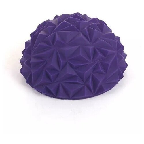 Массажер балансировочный, полусфера надувная CLIFF Кристалл 16см, фиолетовая
