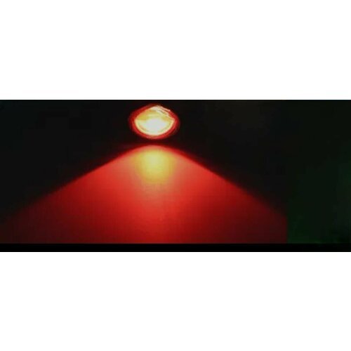 Фара красного цвета 'Орлиный глаз' , габаритная подсветка ДХО для электросамоката 21 мм 12V