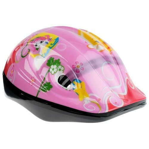 Шлем защитный детский, размер S, 52-54 см, цвет розовый