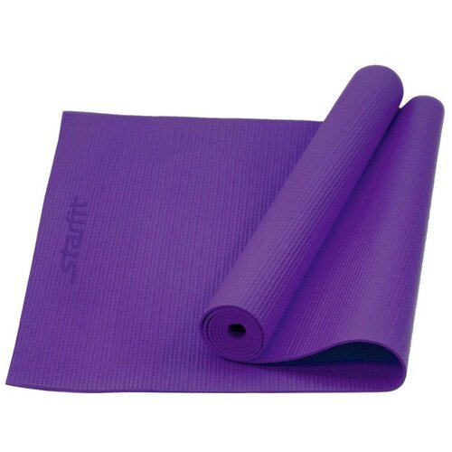 Коврик для йоги STARFIT FM-101 PVC 173x61x0,6 см, синий 1/16;