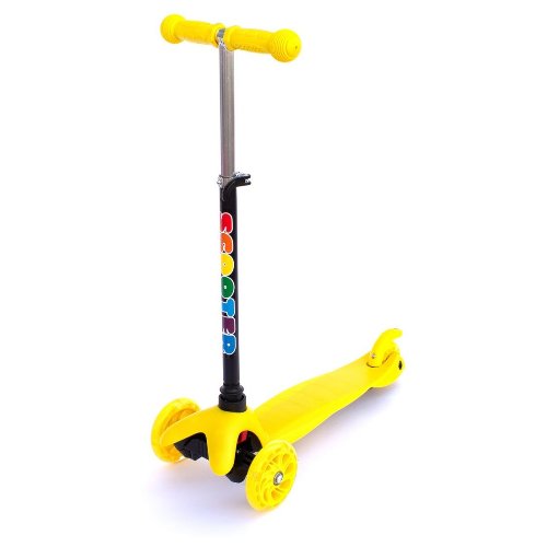 Самокат детский трёхколёсный/ жёлтый/ Scooter