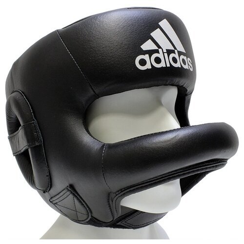 Шлем с бампером Adidas Pro Full Protection Boxing Black, L/XL