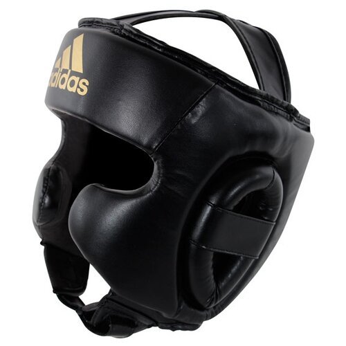 Шлем боксерский adidas, ADISBHG042, S, черный/золотой