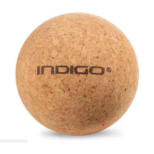 Мячик массажный для йоги INDIGO пробка IN288 Коричневый