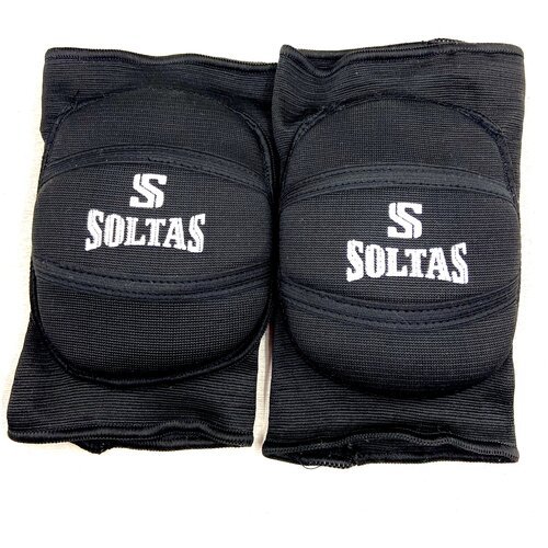 SOLTAS Наколенники защитные спортивные, 1 пара, черные XS