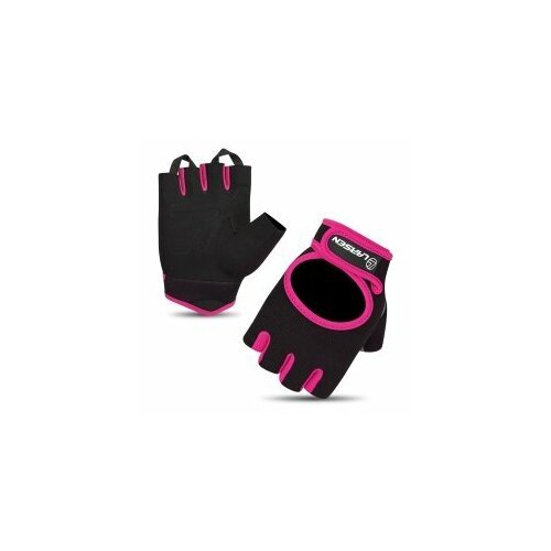 Перчатки для фитнеса Larsen 16-8344 black/pink Xs