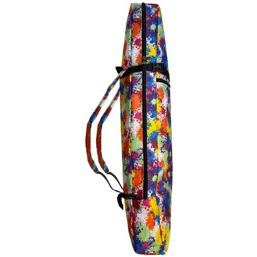 Сумка рюкзак для самоката, скейтборда и ружья ST4, 130*26*13 см, кляксы