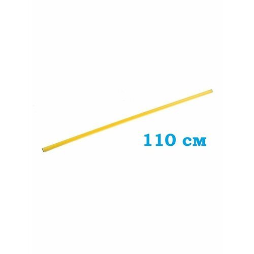 Палка гимнастическая для ЛФК пластиковая Mr.Fox, длина 110 см, желтый