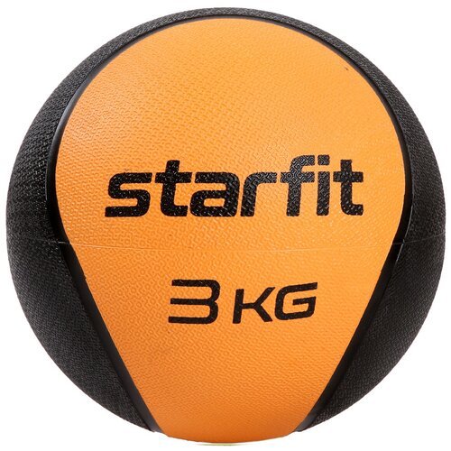 Медбол высокой плотности STARFIT GB-702 3 кг, оранжевый