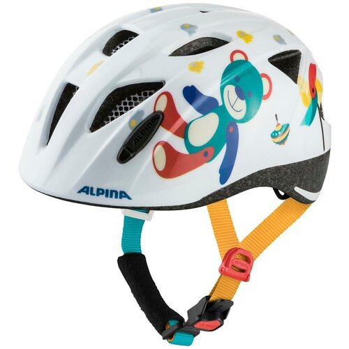 Шлем защитный ALPINA, Ximo, 49-54, white bear gloss