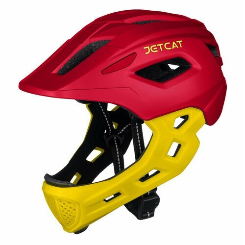 Шлем JETCAT - Start - Red/Yellow - размер 'S' (52-56см) защитный велосипедный велошлем детский