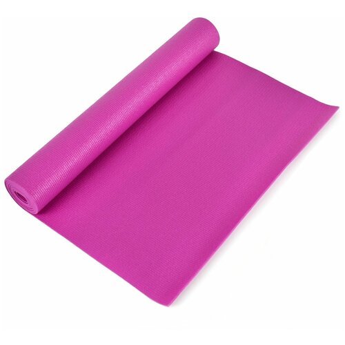Коврик для йоги CLIFF PVC с чехлом (1720*610*4мм), розовый