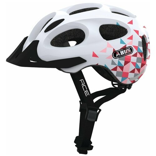Шлем велосипедный ABUS Youn-I-Ace, white prism, 2021, 05-0072619 (Размер: M (52-57 см))