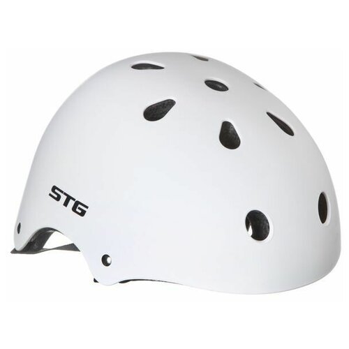 Шлем STG , модель MTV12, размер L(58-63)cm белый с фикс застежкой.