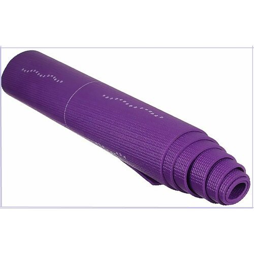 Коврик для фитнеса и йоги 173х61х0,4 см, фиолетовый