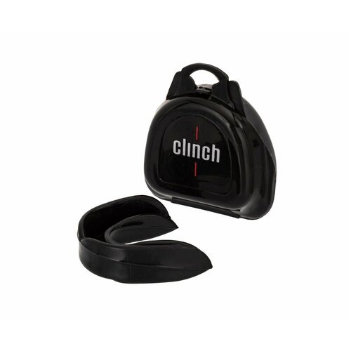 Капа одночелюстная Clinch Olimp Single Layer Mouthguard черная (размер Senior) - Clinch
