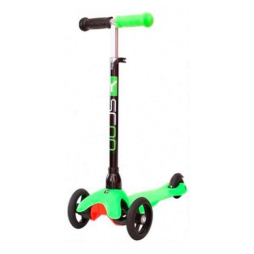 Детский 3-колесный Y-Scoo Mini Glam, green