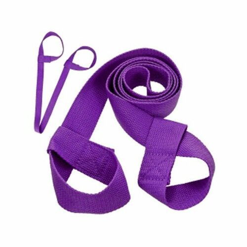 Ремень-переноска для коврика Yogastuff, 150х4 см, фиолетовый
