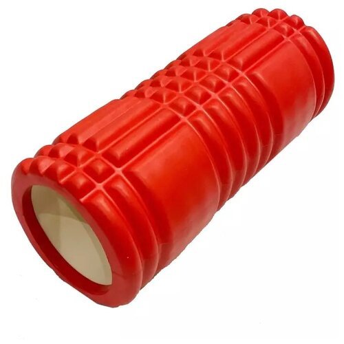 Ролик массажный для йоги Coneli Yoga Circular 33x14 см красный