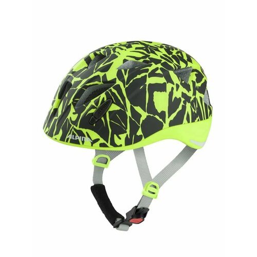 Alpina Велошлем Alpina Ximo L.E. Black/Neon Sparkle Matt, цвет Черный-Зеленый, ростовка 49-54см