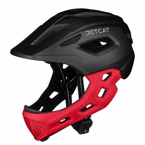 Шлем JETCAT - Start - Black/Red - размер 'S' (52-56см) защитный велосипедный велошлем детский