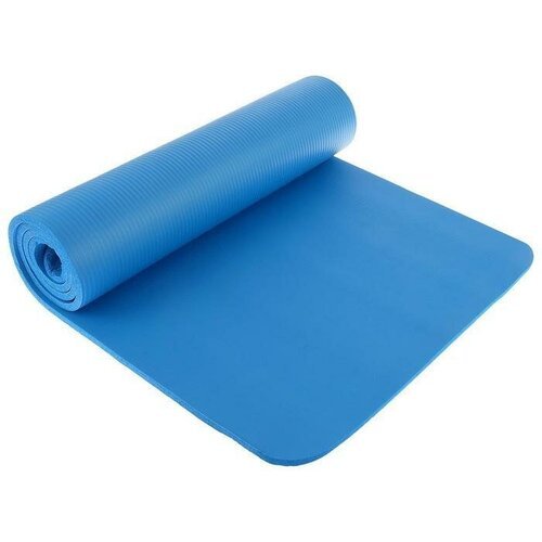 Коврик для йоги 183х61х1 см, цвет синий