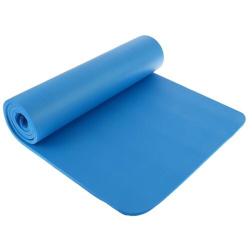 Коврик для йоги 183 x 61 x 1 см, цвет синий Sangh