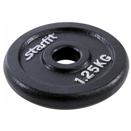 Диск Starfit BB-204 1.25 кг 1 шт. черный