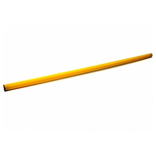 Гимнастическая палка пластиковая 100 см, желтая.
