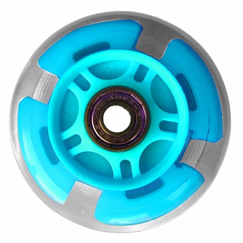 Колесо Sportsbaby Заднее светящееся колесо для детской самоката Sportsbaby 78-80 мм голубой