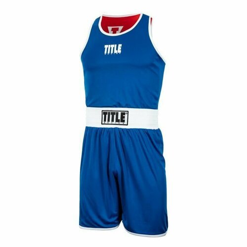 Майка и трусы боксерские двухсторонние TITLE Reversible Aerovent Elite Amateur Boxing Set, размер YL