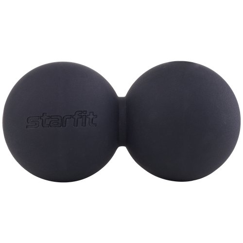 Мяч для МФР STARFIT RB-106 6 см, силикагель, двойной, черный