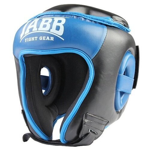 Шлем бокс.(иск. кожа) Jabb JE-2093(P) черный/синий M