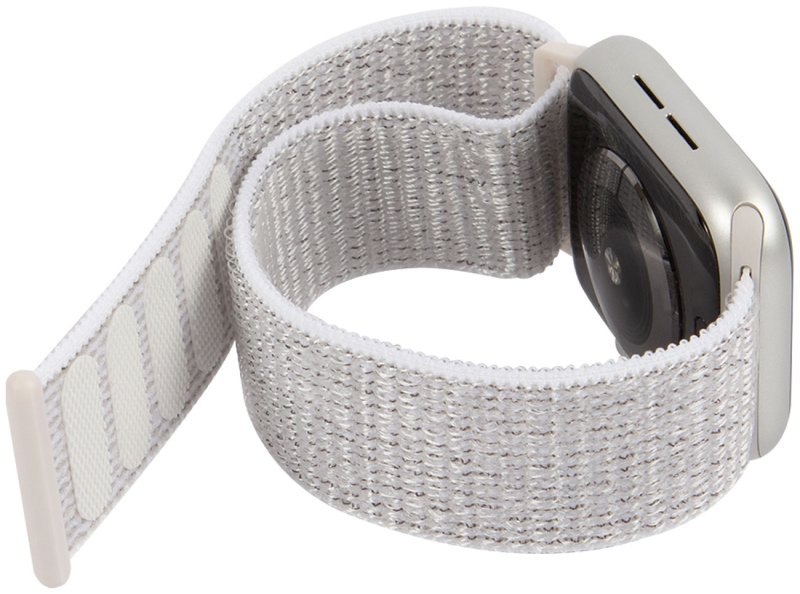 Ремешок нейлоновый mObility для Apple watch – 42-44 mm (S3/S4/S5 SE/S6), белый